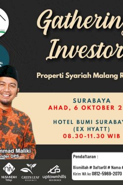 Gathering Investor Properti Syariah Malang Raya